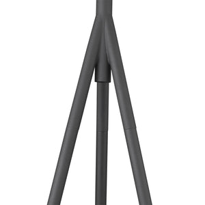 HomeRoots 61" Tripod Floor Lamp with Gray Cone Shade – Modern Industrial Design & Dimmable Lighting for Any Room 397933