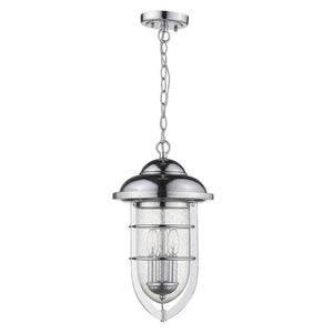 Homeroots Dylan 3-light Chrome Hanging Lantern   397960