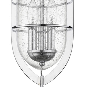 Homeroots Dylan 3-light Chrome Hanging Lantern   397960