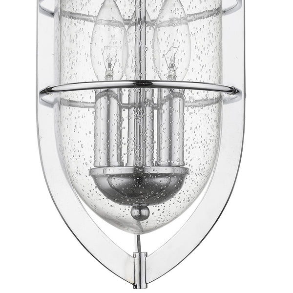 Homeroots Dylan 3-light Chrome Hanging Lantern   397960
