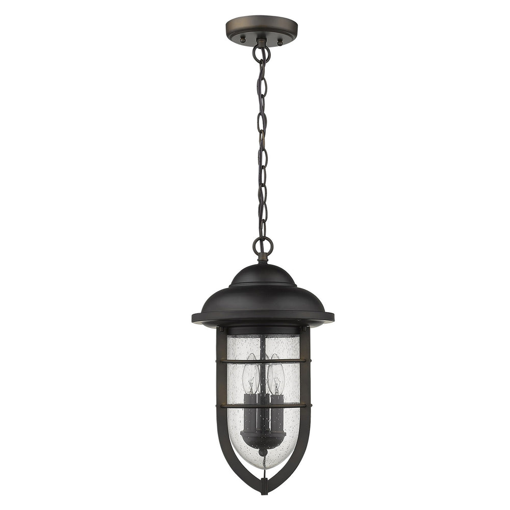 Homeroots Dylan 3-light Oil-rubbed Bronze Hanging Lantern   397961
