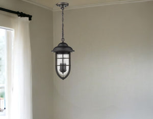 Homeroots Dylan 3-light Oil-rubbed Bronze Hanging Lantern   397961