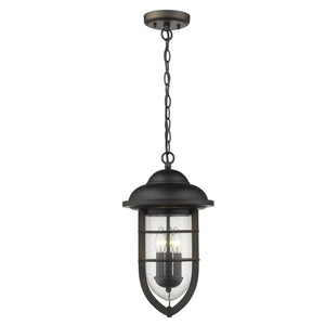 Homeroots Dylan 3-light Oil-rubbed Bronze Hanging Lantern   397961