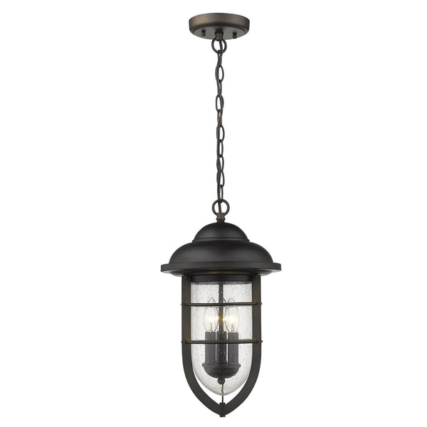 Homeroots Dylan 3-light Oil-rubbed Bronze Hanging Lantern   397961