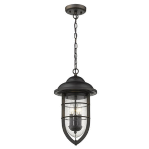 Homeroots Dylan 3-light Oil-rubbed Bronze Hanging Lantern   397961
