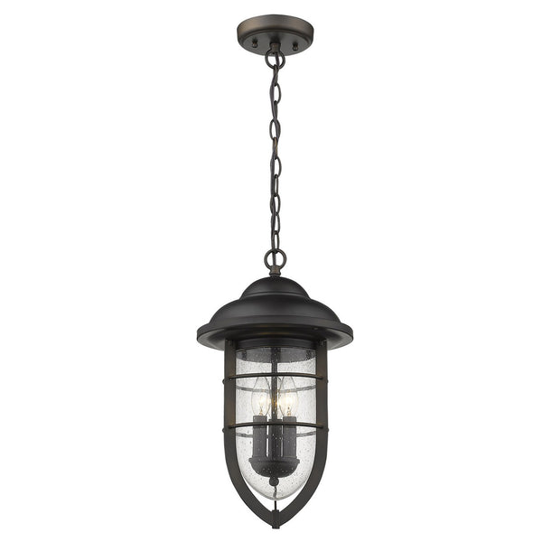Homeroots Dylan 3-light Oil-rubbed Bronze Hanging Lantern   397961
