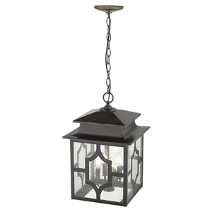 Homeroots Calvert 4-light Oil-rubbed Bronze Hanging Lantern   397967