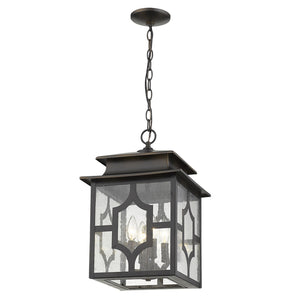 Homeroots Calvert 4-light Oil-rubbed Bronze Hanging Lantern   397967