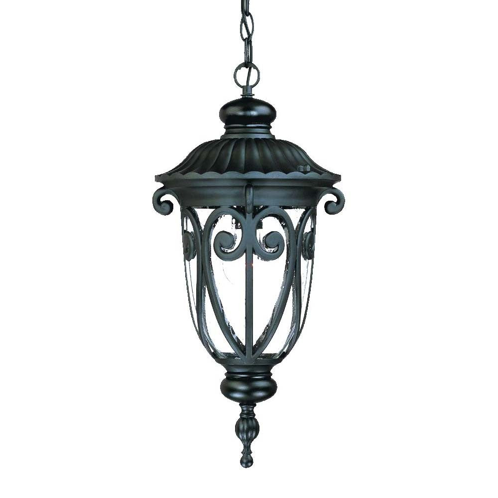 Homeroots Naples 1-light Matte Black Hanging Light   397968