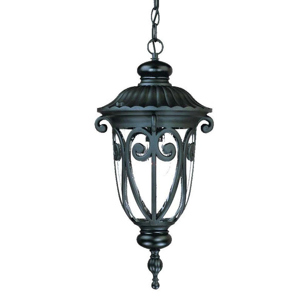 Homeroots Naples 1-light Matte Black Hanging Light   397968
