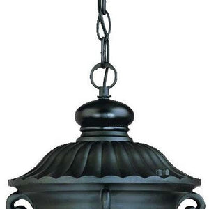 Homeroots Naples 1-light Matte Black Hanging Light   397968