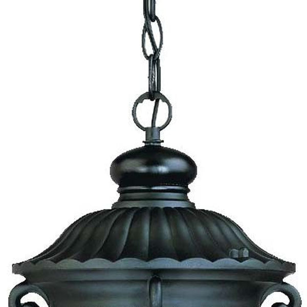 Homeroots Naples 1-light Matte Black Hanging Light   397968