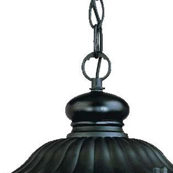 Homeroots Naples 1-light Matte Black Hanging Light   397968