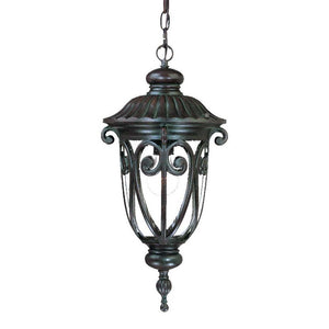 Homeroots Naples 1-light Marbelized Mahogany Hanging Light   397969