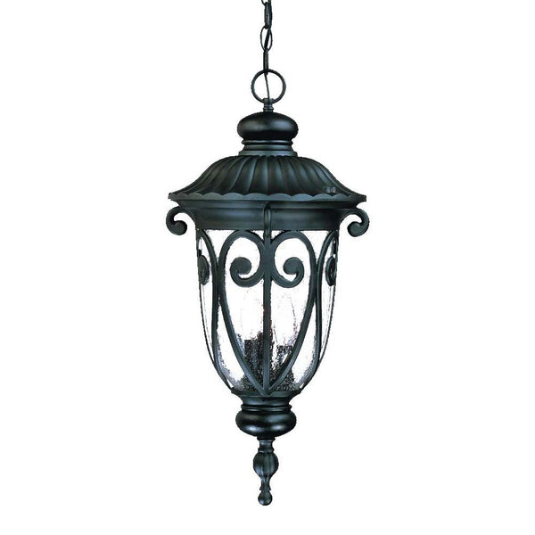 Homeroots Naples 3-light Matte Black Hanging Light   397970