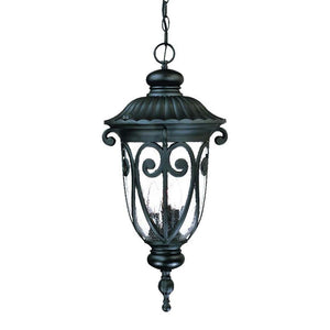 Homeroots Naples 3-light Matte Black Hanging Light   397970