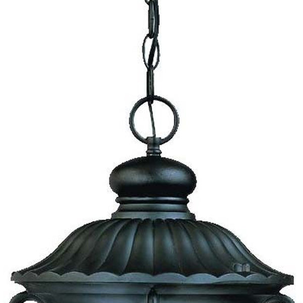 Homeroots Naples 3-light Matte Black Hanging Light   397970