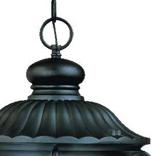 Homeroots Naples 3-light Matte Black Hanging Light   397970