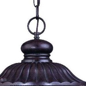 Homeroots Naples 3-light Marbelized Mahogany Hanging Light   397971