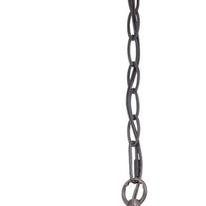 Homeroots Matte Black Birdhouse Shape Outdoor Hanging Light   397979