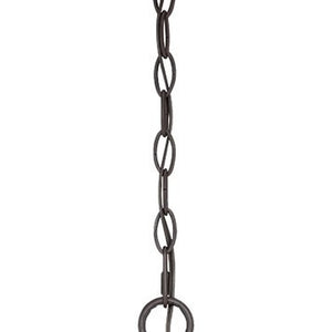 Homeroots Frosted Glass Bronze Lantern Hanging Light   397985