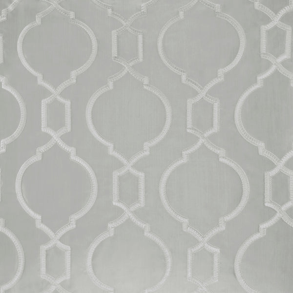 JLA Home Croscill Classics - European Embroidered Ogee Pillow Sham in Antique Satin — Luxe European 26" Square Sham for Classic Bedding CCL11-0021