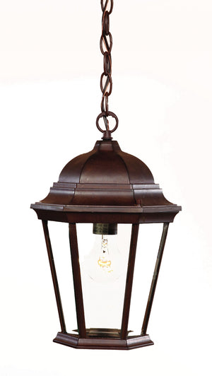 Homeroots Brown Lantern Beveled Metal Dimmable Chandelier With Clear Shades   398004