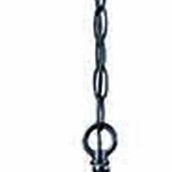 HomeRoots Three Light Matte Black Eastern Lantern – Elegant Hanging Fixture for Porches, Patios & Gardens 398006