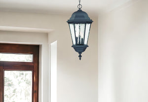 Homeroots Telfair 3-light Matte Black Hanging Light   398014