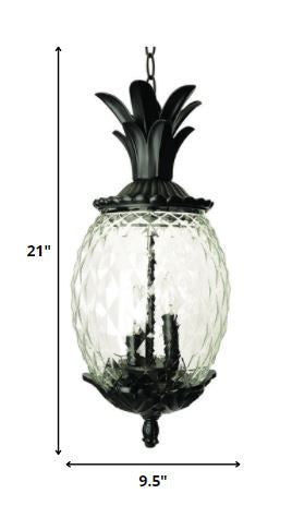 Homeroots Lanai 3-light Black Coral Hanging Light   398016