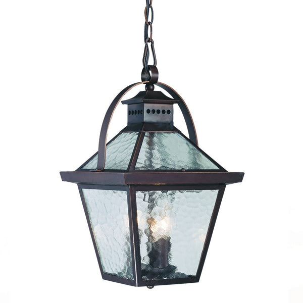 Homeroots Bay Street 3-light Architectural Bronze Hanging Light   398020