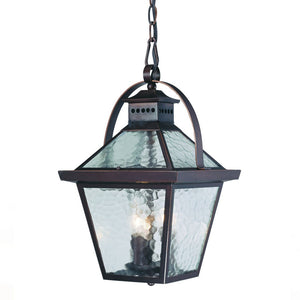 Homeroots Bay Street 3-light Architectural Bronze Hanging Light   398020