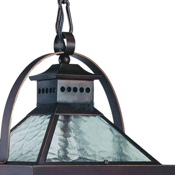Homeroots Bay Street 3-light Architectural Bronze Hanging Light   398020