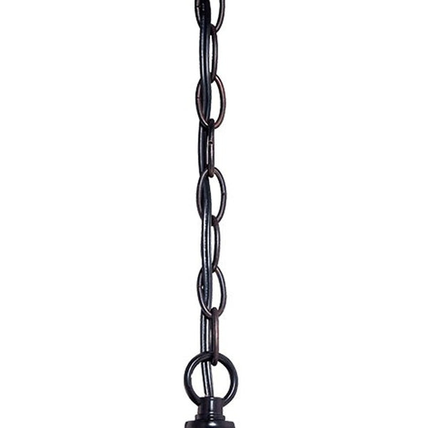 Homeroots Matte Black Terrarium Shape Hanging Light   398031