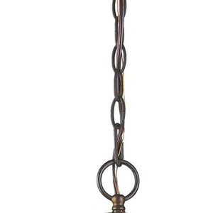 Homeroots Olivia 1-light Oil-rubbed Bronze Crystal Globe Pendant   398067