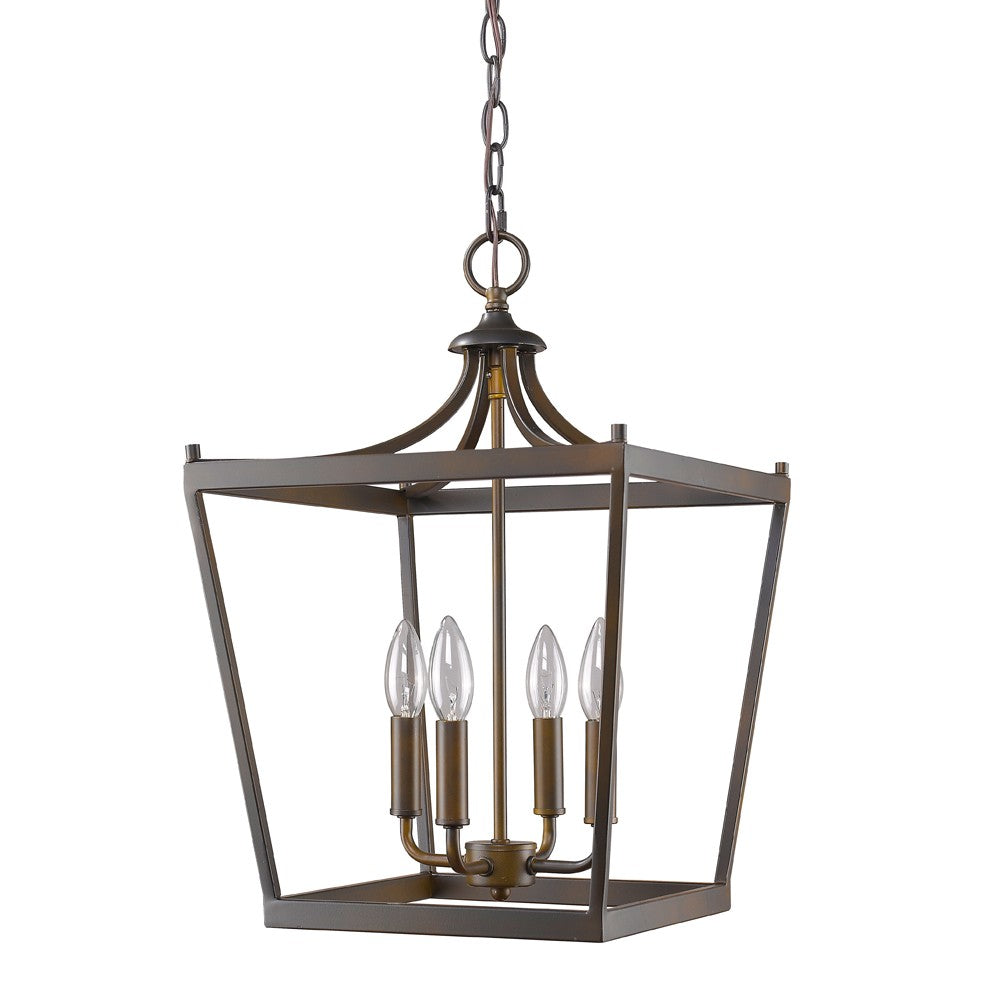 Homeroots Kennedy 4-light Oil-rubbed Bronze Pendant   398080
