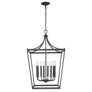 Metal Eight Bulb Dimmable Chandelier for Modern Living Room and Dining Ceiling Light