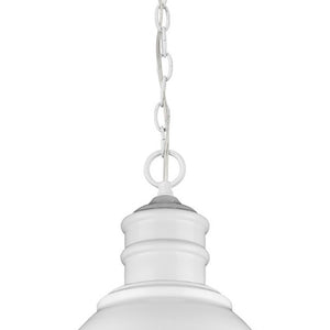 Homeroots Colby 1-light White Pendant   398096