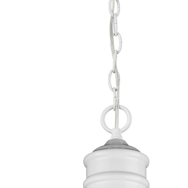 Homeroots Colby 1-light White Pendant   398096