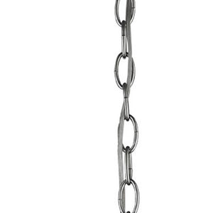 Homeroots Minimalist Silver Metal Pendant Hanging Light   398099