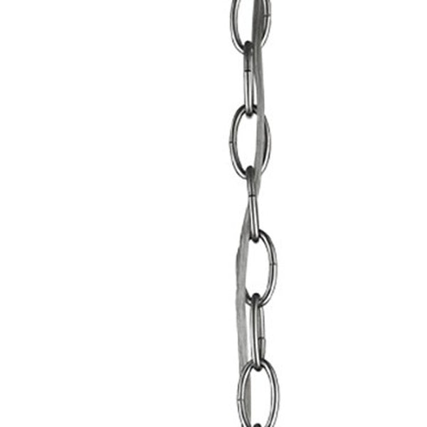 Homeroots Minimalist Silver Metal Pendant Hanging Light   398099