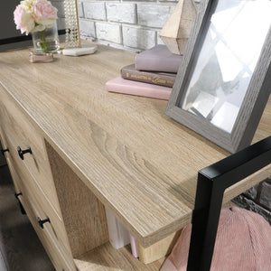 English Elm Dresser, Stylish Brown Finish With Ample Storage, Modern Design & Durable Frame For Any Room B356P367749