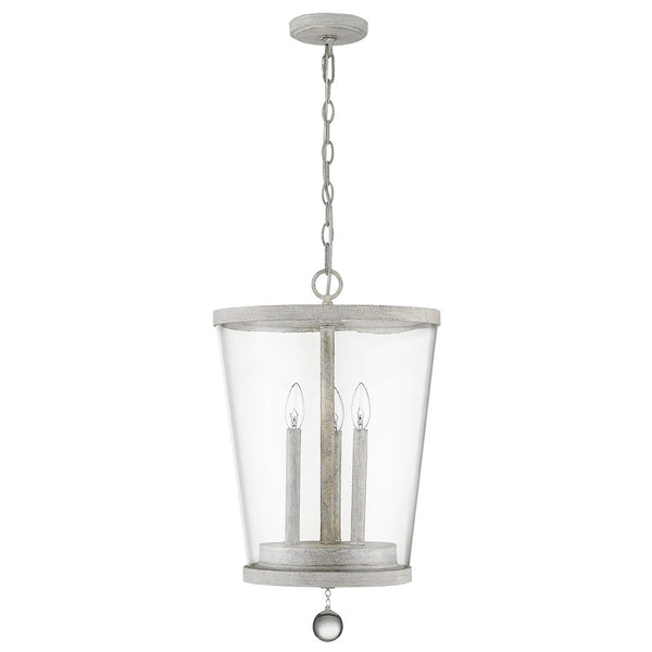 Homeroots Callie 3-light Country White Foyer Pendant   398121