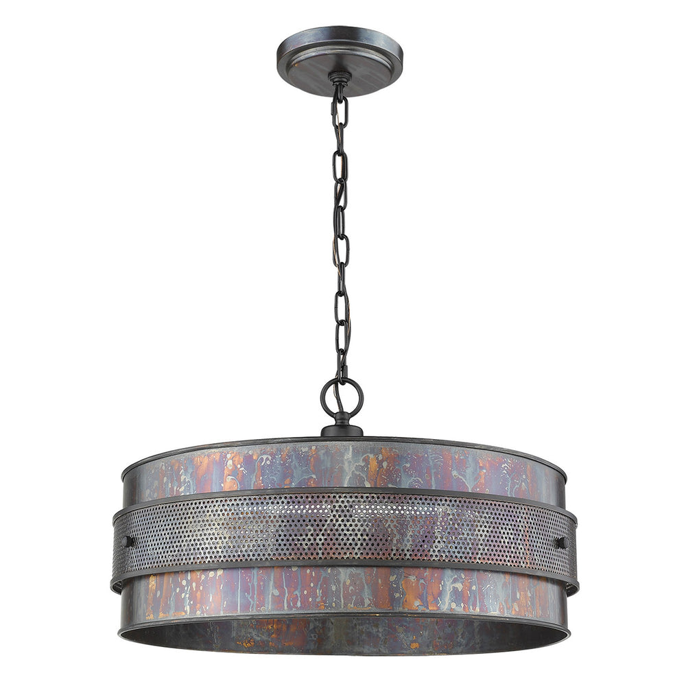 Homeroots Ryker 3-light Bronze Patina Pendant   398145