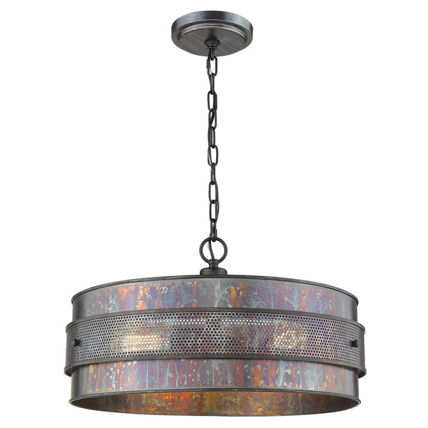 Homeroots Ryker 3-light Bronze Patina Pendant   398145
