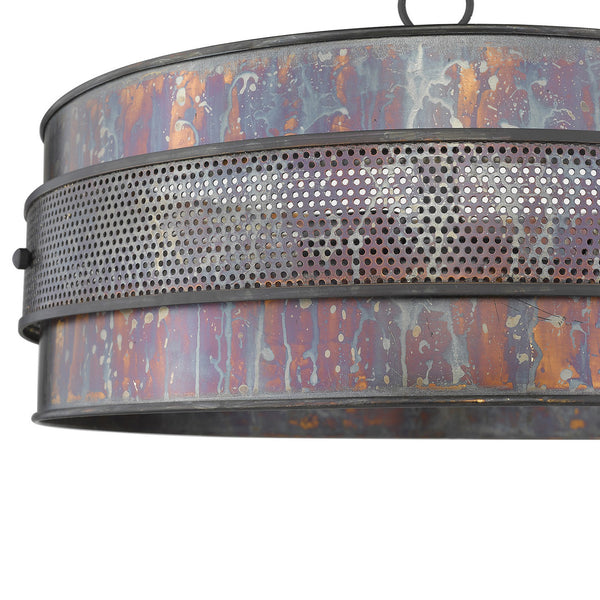 Homeroots Ryker 3-light Bronze Patina Pendant   398145