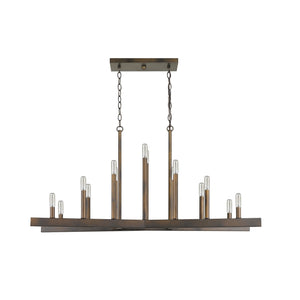 Homeroots Fallon 14-light Oil-rubbed Bronze Island Pendant   398149