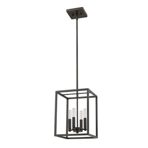 Homeroots Cobar 4-light Oil-rubbed Bronze Pendant   398151