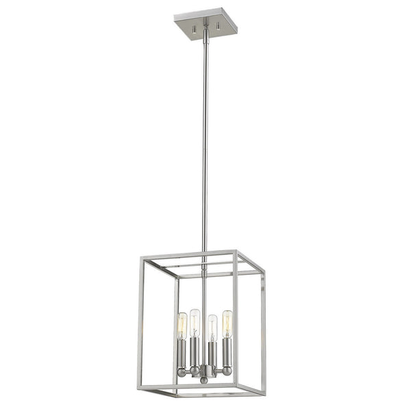 Homeroots Cobar 4-light Satin Nickel Pendant   398152