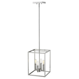 Homeroots Cobar 4-light Satin Nickel Pendant   398152